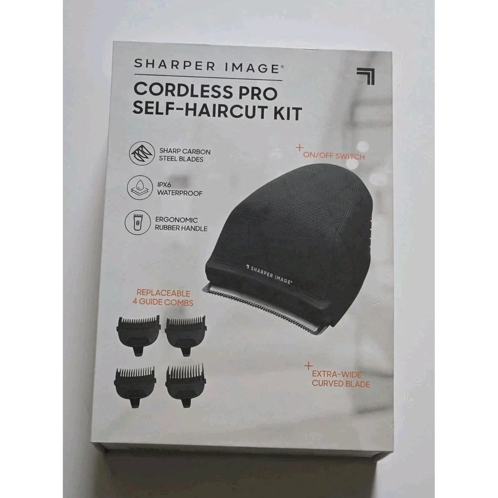 Sharper‎ Image Cordless Pro Self-Haircut Kit | Waterproof Head Shaver | New